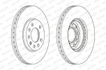 DISCO FRENO OPEL ASTRA G/H ANT.