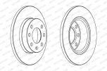 DISCO FRENO OPEL CORSA C 1.0-1.2 S/ABS  COPPIA