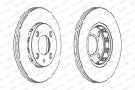 DISCO FRENO VOLKSWAGEN POLO III ANT.    (PREZZO COPPIA)