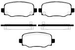 PATTINI FRENO FIAT 500X/JEEP RENEGADE P.