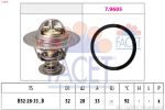 FLANGIA TERMOSTATO FORD B-MAX/FIESTA VI/