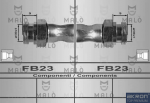 TUBO FRENO FIAT PANDA '03 POST.