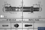 TUBO FRENO POST.FO FOCUS C-MAX/TT