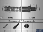 TUBO FRENO FO C-MAX/KUGA POST.