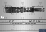 TUBO FRENO AR 33 TD DX PO