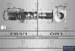TUBO FRENO OP CORSA 1.0