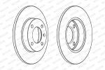 DISCO FRENO VW GOLF I-II/PASSAT/POLO