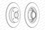 DISCO FRENO CITROEN C3/C4 PICASSO