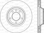 DISCO FRENO AUDI Q7 ANT.SX (Confezione da 2 pezzi)